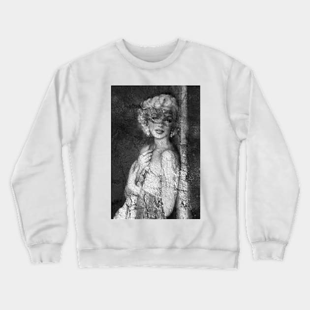 MM Venice Blackandwhite Crewneck Sweatshirt by Theo Danella